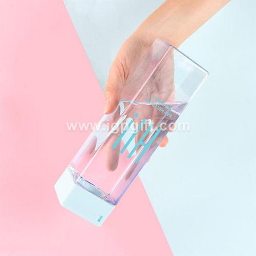 Lovely plastic square column cup