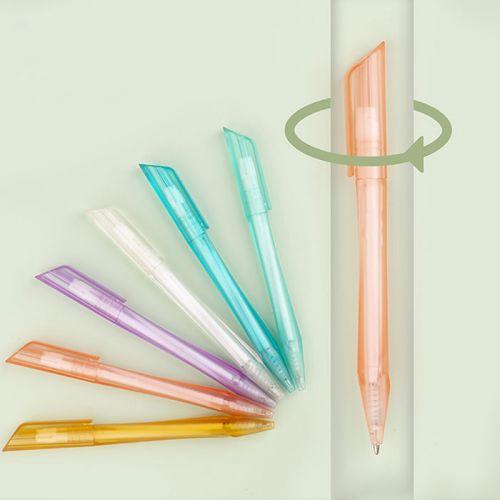 Transparent Candy Color Triangle Ballpoint Pen